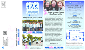 ProHealth Care Walks for Cancer Registration Form