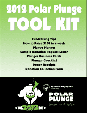 Polar Plunge Donation Request Letter