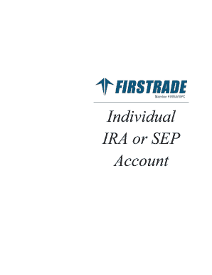 IRA or SEP Account Establishment Forms