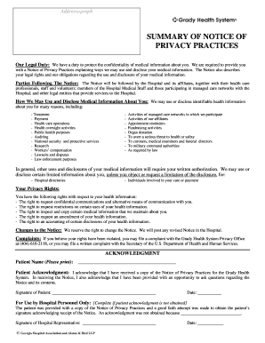 Notice of Privacy Practices