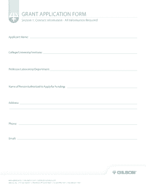 Printable Simple Grant Application Form Fill Out Download Top Rental Forms In Pdf Simple Grant Template