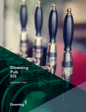 Downing Pub EIS Application Form