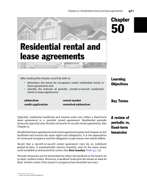 California Residential Lease Agreement