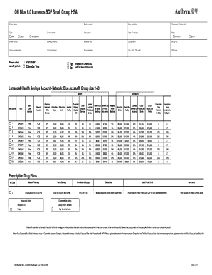 OH Blue 6.0 Lumenos Small Group HSA Form