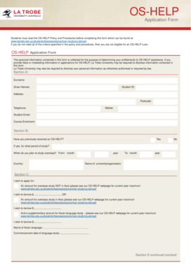 OS-HELP Application Form