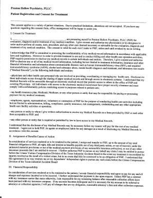 Patient Registration and Consent Form