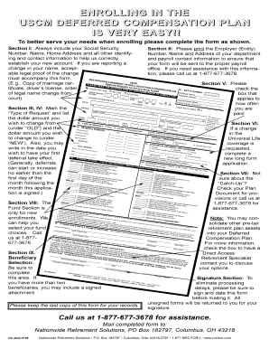 USCM Deferred Compensation Plan Enrollment Form