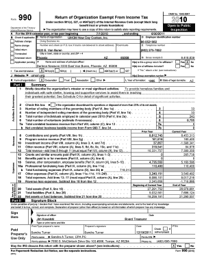 IRS Form 990 2010