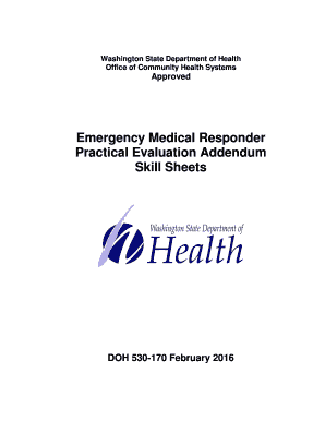 Washington State EMR Practical Evaluation Addendum