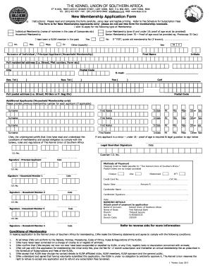 KUSA New Membership Application Form
