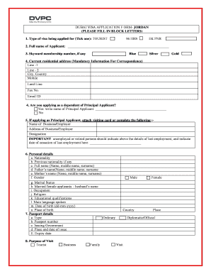 jordan visa application online