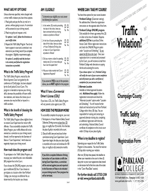 Illinois Traffic Safety Program Registration Form