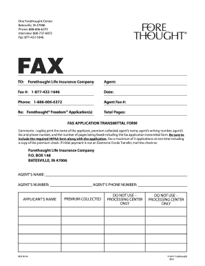 Forethought Life Insurance Application Form