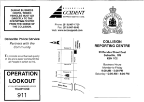 Belleville Collision Reporting Form