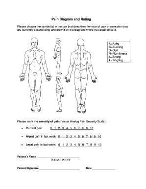 pain reassessment guidelines - Fillable Form & Document Templates to