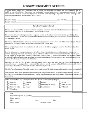 Forney ISD Drug Testing Policy Acknowledgment Form