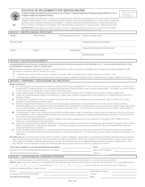 Solicitud de Aplazamiento por Servicio Militar