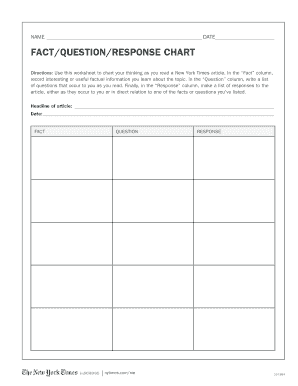 New York Times Article Analysis Worksheet