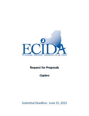 Request for Proposals Copiers - Erie County Industrial