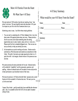 4-H Story Submission Form