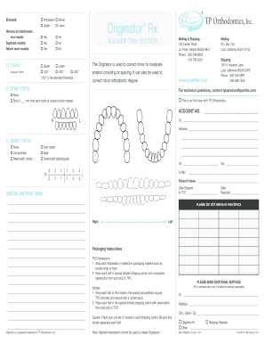Originator Rx Form