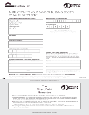 Direct Debit Instruction Form