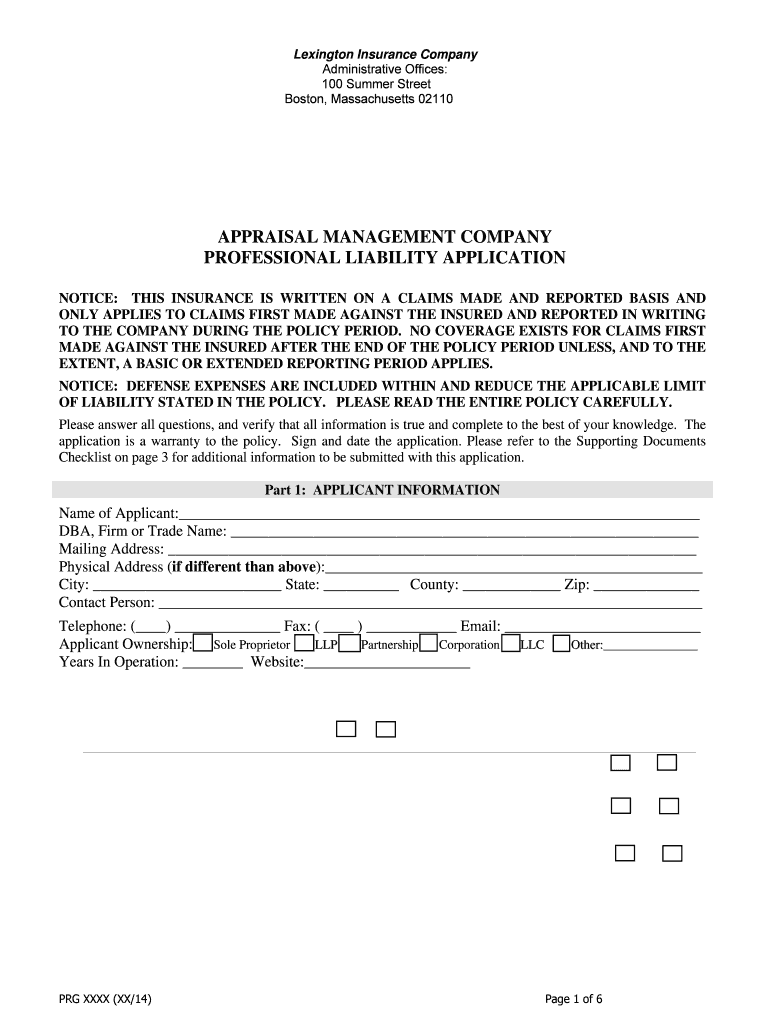 Fillable Online orep APPRAISAL MANAGEMENT COMPANY PROFESSIONAL