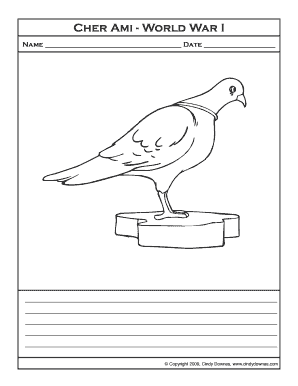 Cher Ami World War I Form
