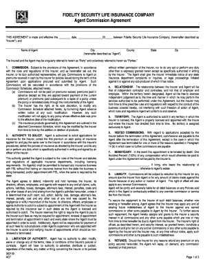 FIDELITY SECURITY LIFE INSURANCE COMPANY Agent