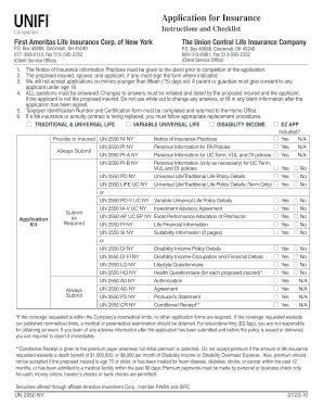 Application for Insurance