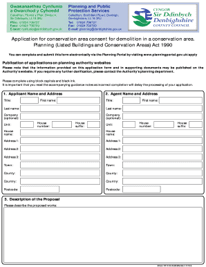 Conservation Area Demolition Consent Application