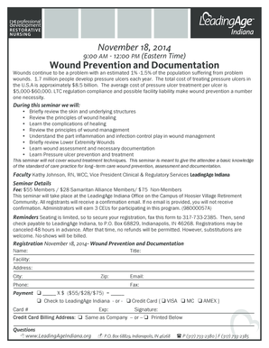 Printable budget worksheet pdf - AM PM Eastern Time Wound Prevention and Documentation - leadingageindiana