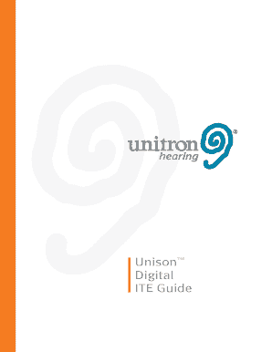 Unison Digital Hearing Instruments Guide