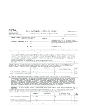 Schedule 2 Form 8849