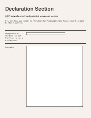 UK Personal Tax Return