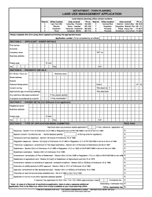 Land Use Management Application