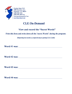 New Jersey Arrest Search & Seizure Review Form