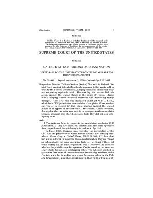 09-846 United States v Tohono Oodham Nation 04262011