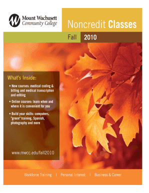 Noncredit Course Registration Form