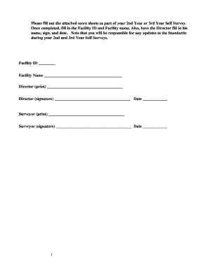 AAAASFI Dental 2.0 Self Survey Form