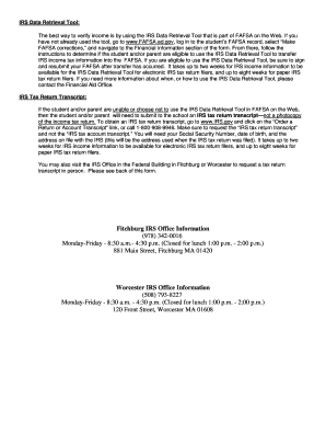 IRS Data Retrieval Tool Guide