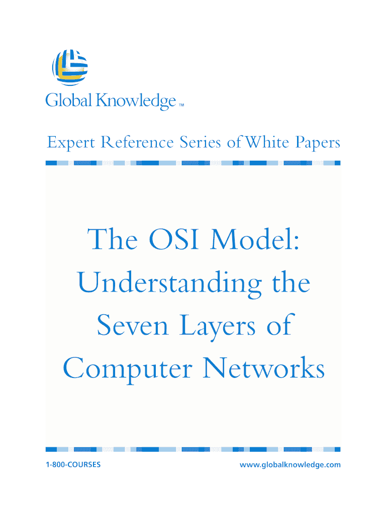 Fillable Online The OSI Model: Fax Email Print - pdfFiller