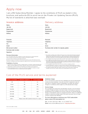 BSI PLUS Private List Updating Service Application