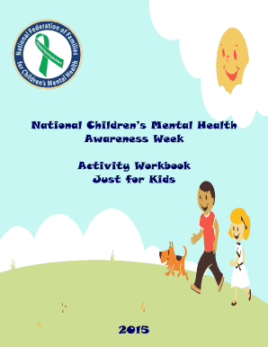 National Children's Mental Health Awareness Week Activity Workbook