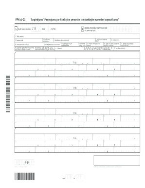 Latvian Tax Form for Personal Income Summary