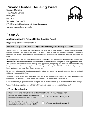 Private Rented Housing Panel