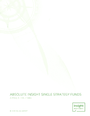 Absolute Insight Funds Application Form