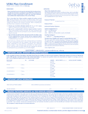 VEBA Plan Participant Enrollment Kit