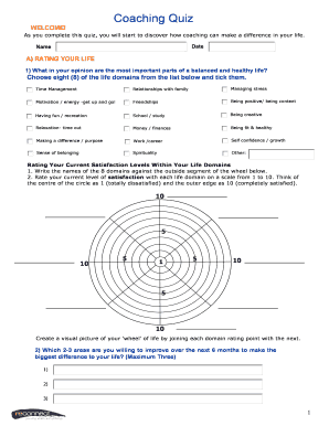 Coaching Quiz