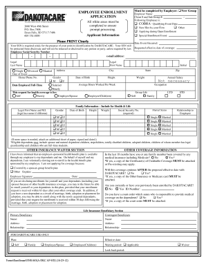 Employee Health Insurance Enrollment Form